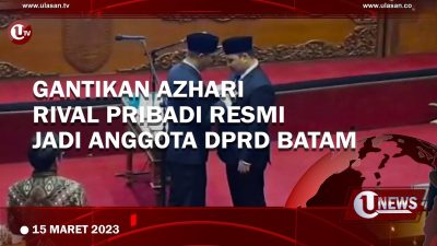 [Video] Rival Pribadi Resmi Dilantik Jadi Anggota DPRD Kota Batam