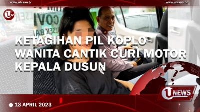[Video] Ketagihan Pil Koplo, Wanita Cantik Nekat Curi Motor Kepala Dusun