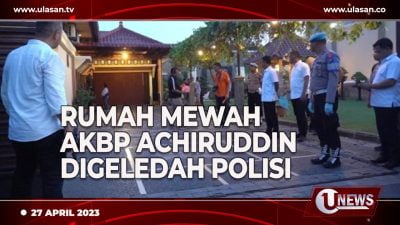 [Video] Polisi Geledah Rumah Mewah AKBP Achiruddin, Sita Airsoft Gun