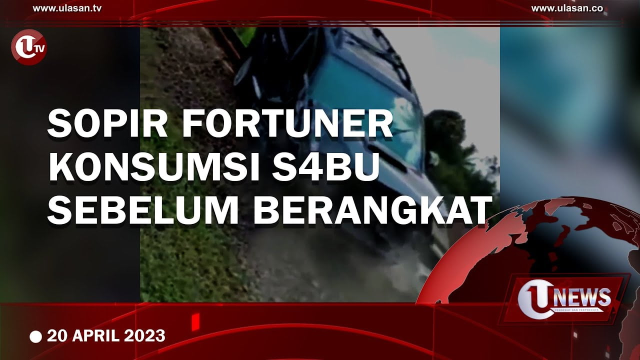 [Video] Fortuner Masuk Rel Kereta, Sopir Ternyata Positif Narkoba