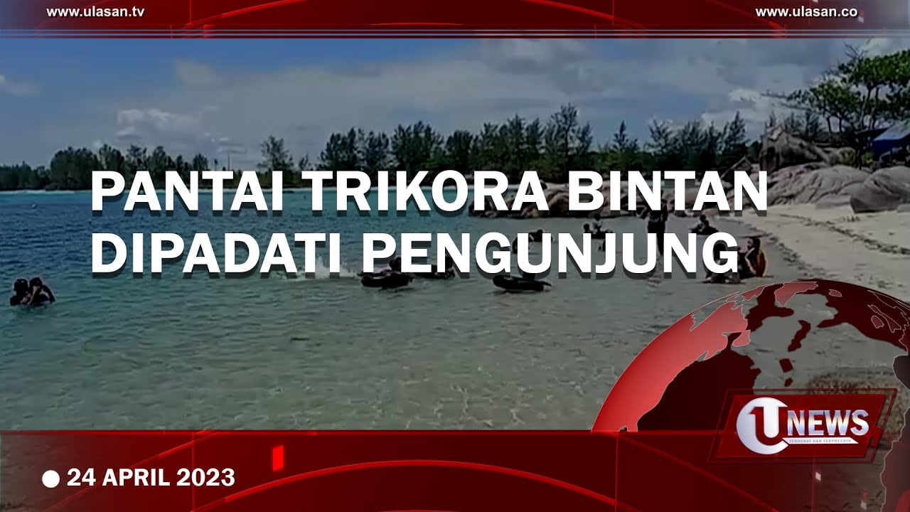 [Video] Pantai Trikora Bintan Dipadati Pengunjung