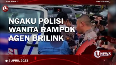 [Video] Ngaku Polisi, Wanita ini Rampok Agen Brilink dan Gasak Rp4 Juta
