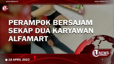 [Video] Sekap Dua Karyawan Alfamart, Dua Perampok Gasak Rp36 Juta