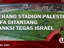 [Video] Tentara Israel Tembak Gas Air Mata Saat Final Piala Palestina
