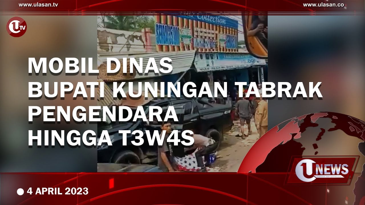 Pasangan Suami Istri Tewas Ditabrak Dinas Bupati Kuningan