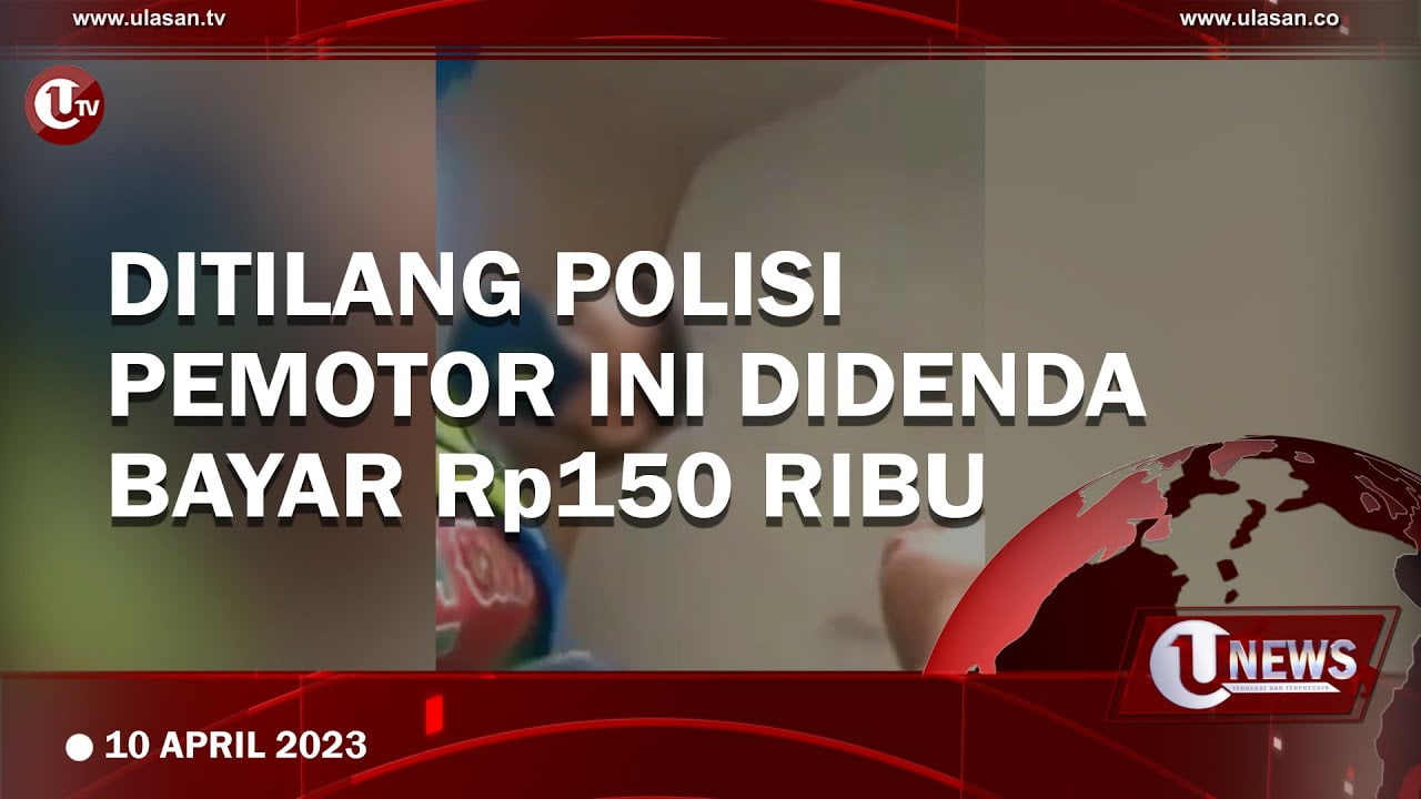 Ditilang Polisi dan Bayar Rp150, Pemotor Sebut Palembang Keras