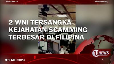 [Video] 2 WNI Tersangka Kejahatan Scamming Terbesar di Filipina