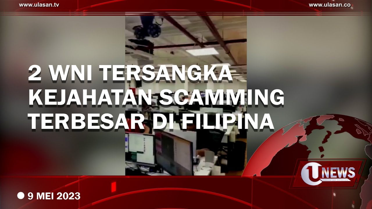 2 WNI Tersangka Kejahatan Scamming Terbesar di Filipina