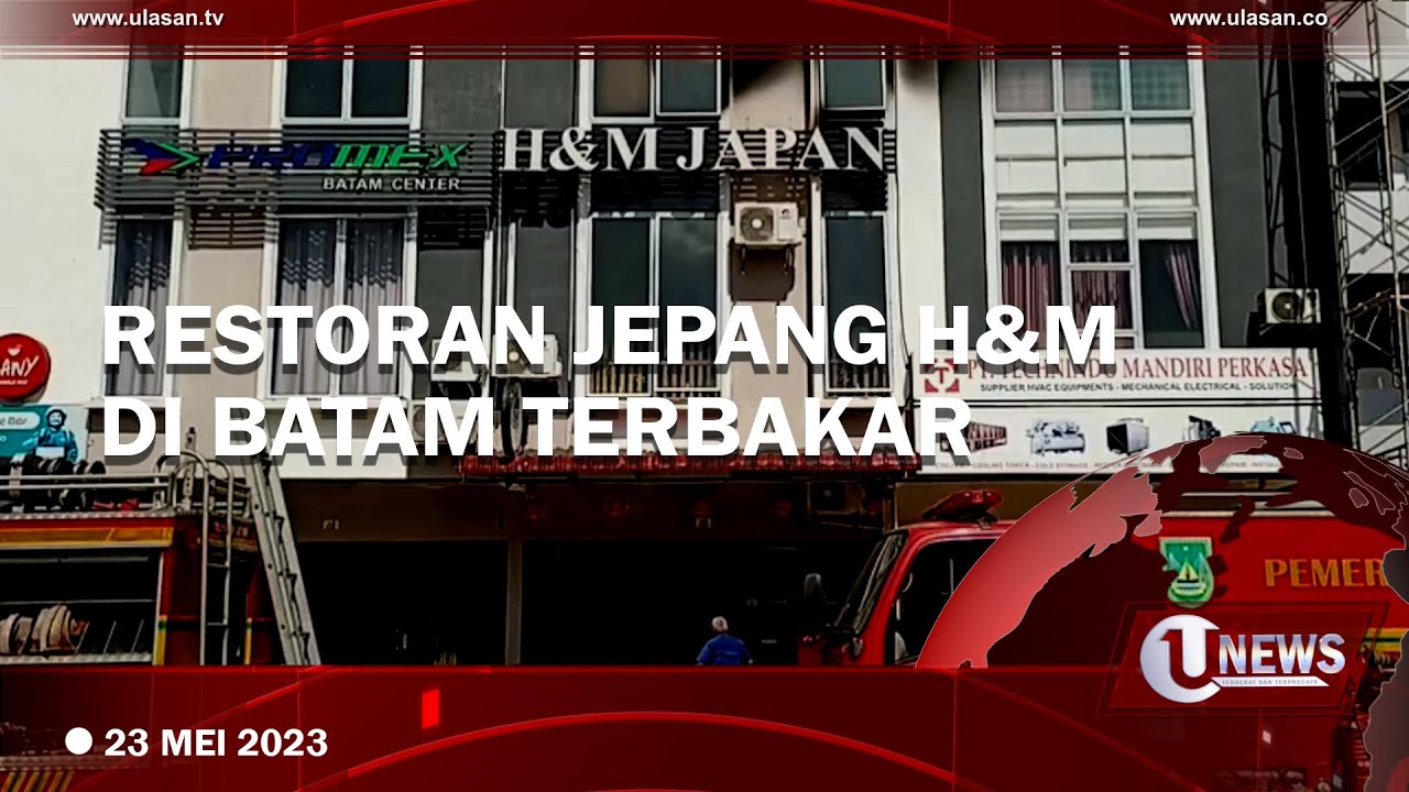 [Video] Restoran Makanan Jepang di Batam Terbakar