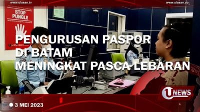 [Video] Pengurus Paspor di Batam Meningkat Pasca Lebaran