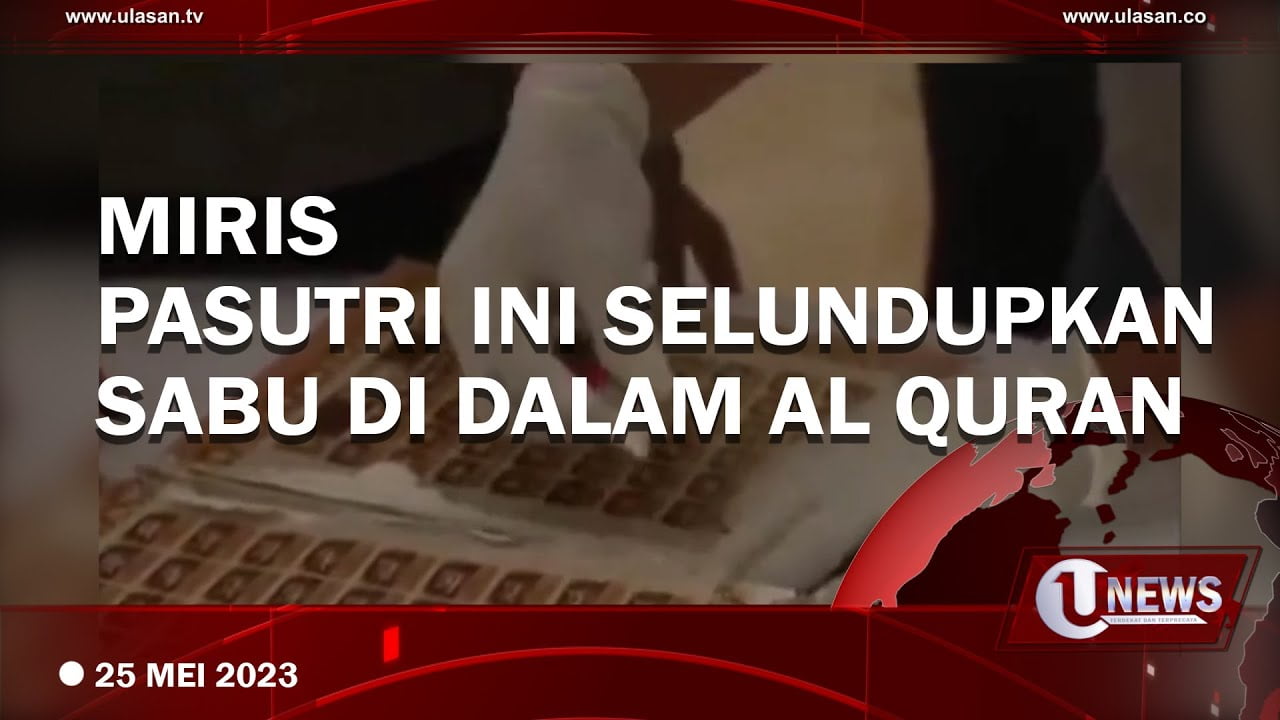 Pasutri di Madiun Seludupkan Sabu di Dalam Al Quran