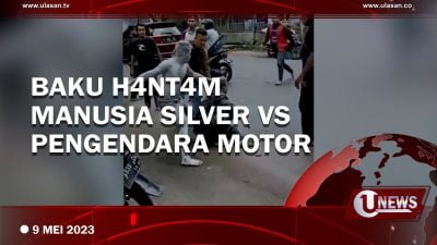 [Video] Manusia Silver Adu Jotos Dengan Pengendara Motor Di Jalan