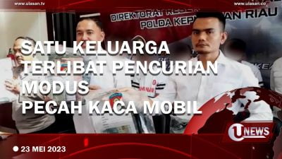 [Video] Satu Keluarga Terlibat Pencurian Modus Pecah Kaca Mobil