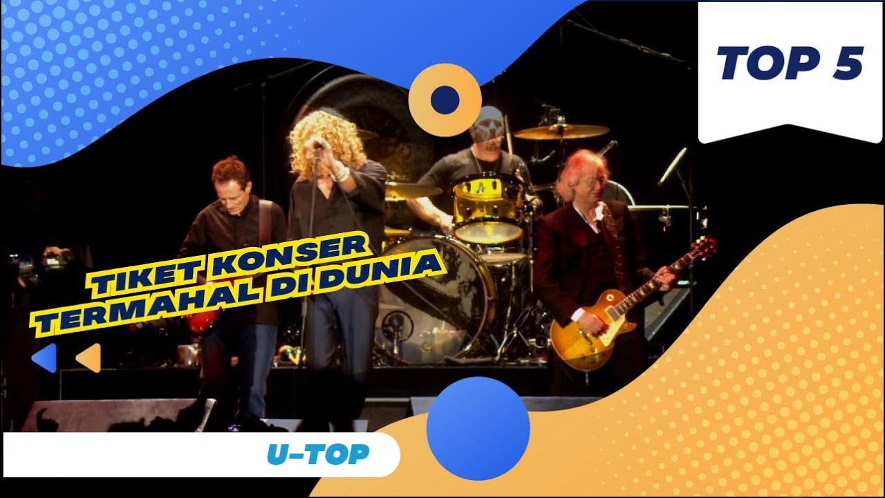 Harga Tiket Konser Termahal di Dunia | U-TOP #EPS108