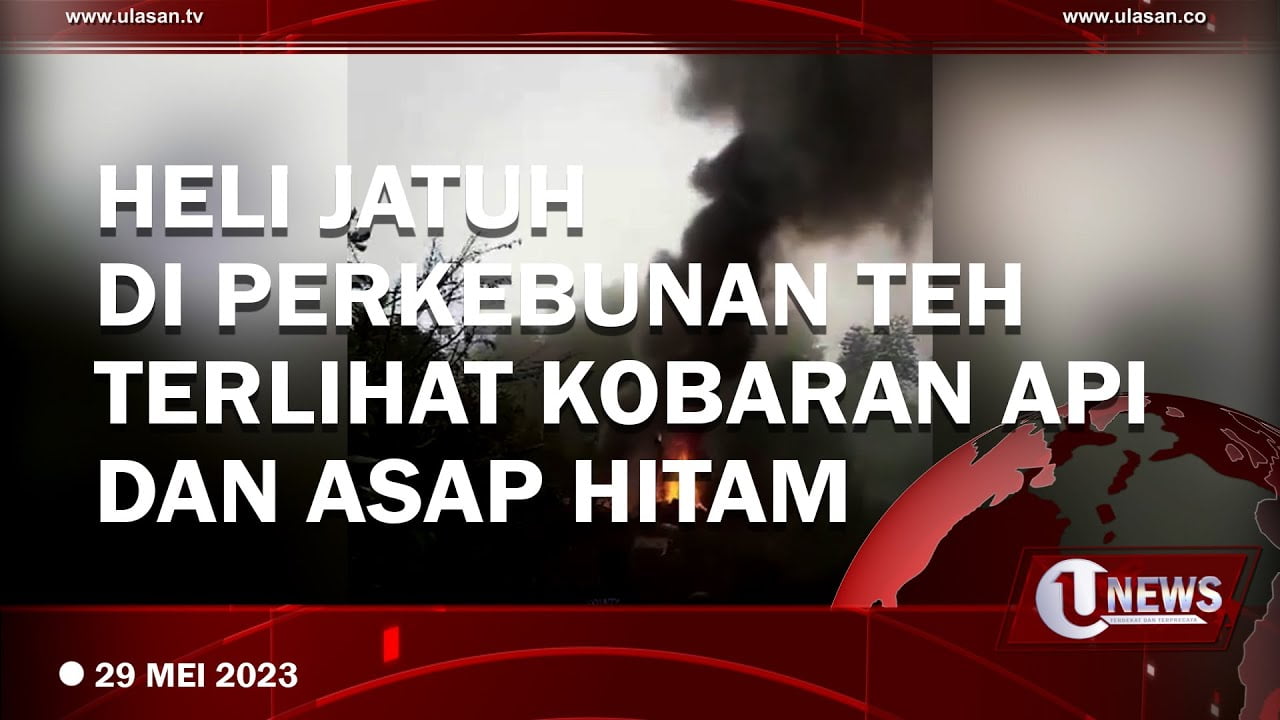 [Video] Helikopter Latih di Perkebunan Teh Ciwidey