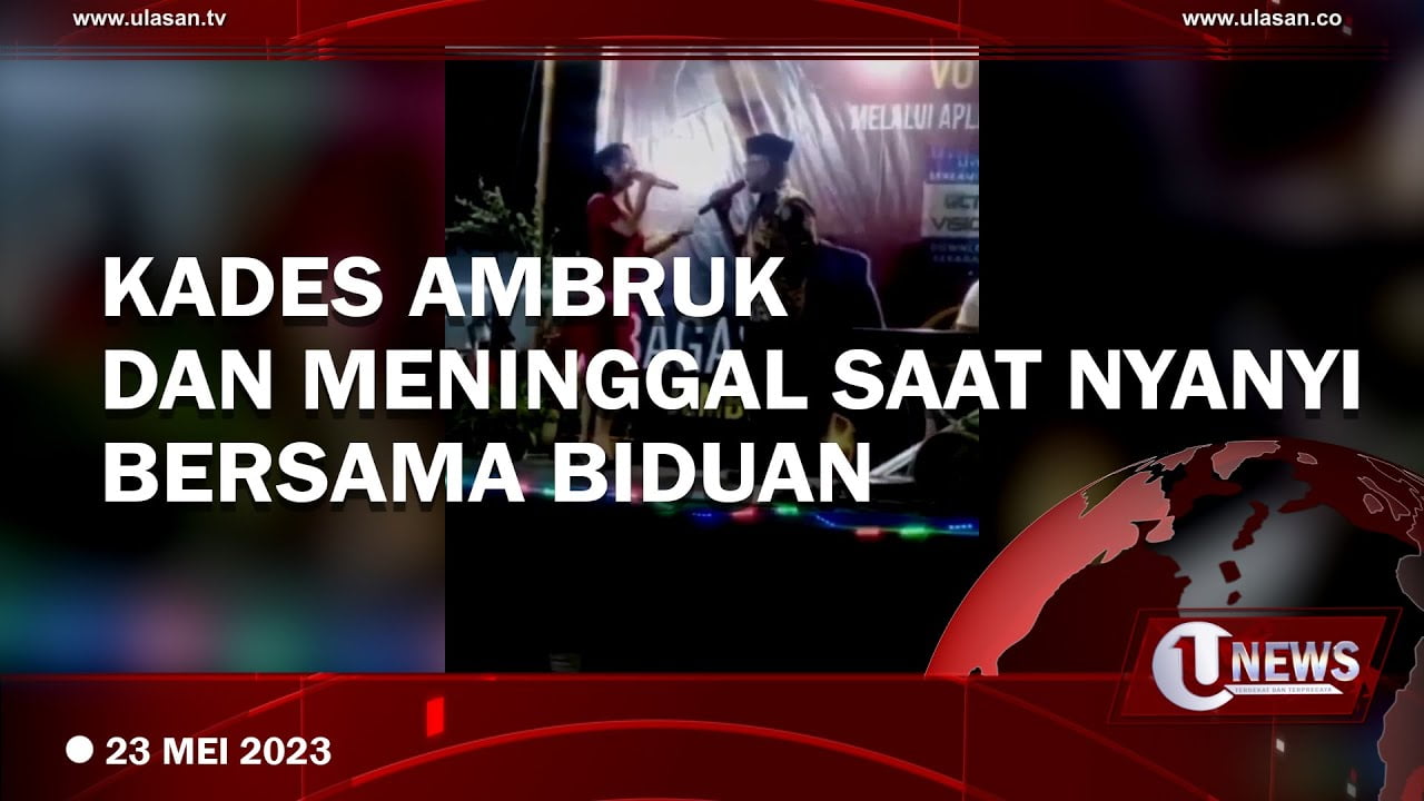 [Video] Kades di Jamber Meninggal Setelah Bernyanyi Bersama Biduan
