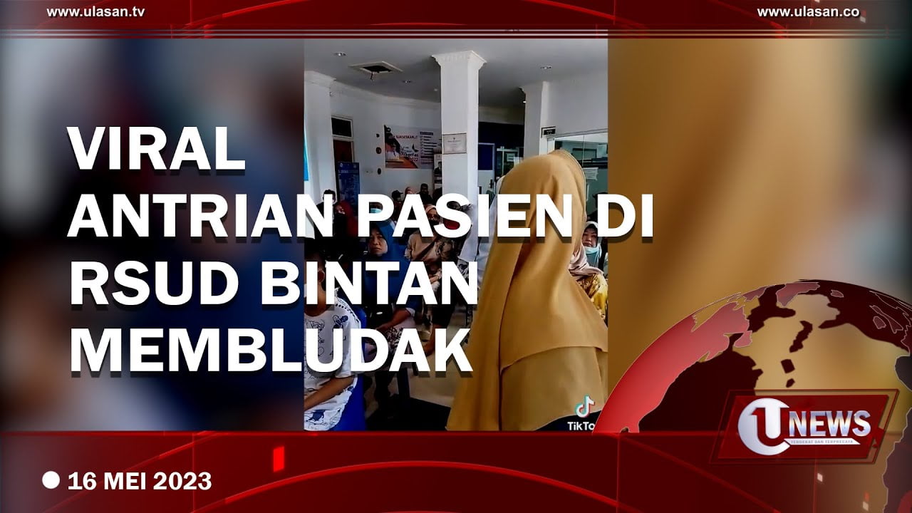 Viral di Medsos, Pasien Mengantri Berjam-Jam di RSUD Bintan