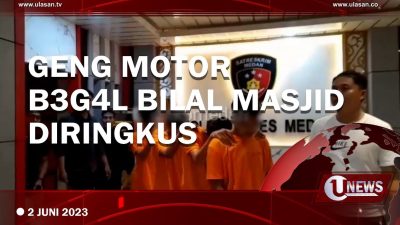 [Video] 10 Geng Motor Begal Bilal Masjid Di Ringkus, 6 Anak Dibawah Umur