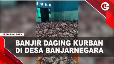 [Video] Banjir Daging Kurban di Desa Banjarnegara