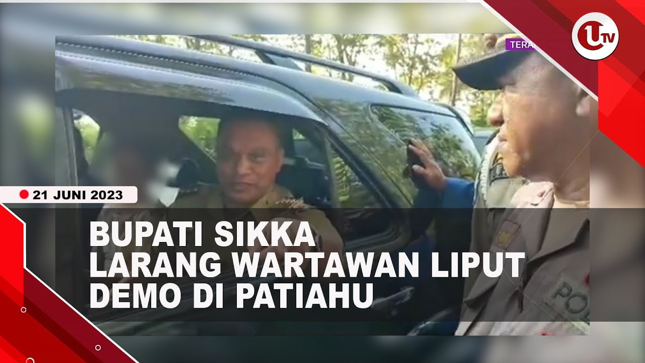 [Video] Bupati Sikka Larang Wartawan Liput Demo yang Ricuh di Patiahu