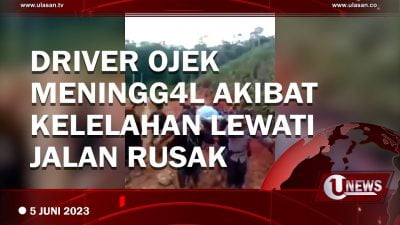 [Video] Kelelahan Lewati Jalan Rusak, Driver Ojek di Luwu Utara Meninggal di Warung