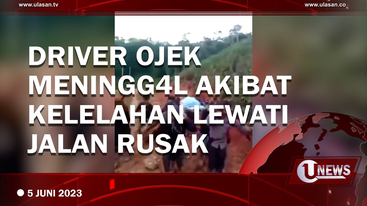 Kelelahan Lewati Jalan Rusak, Driver Ojek di Luwu Utara Meninggal di Warung
