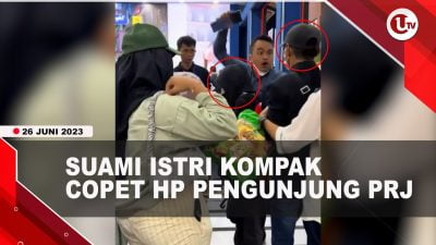 [Video] Pasutri ini Kompak Copet HP Pengunjung Pekan Raya Jakarta