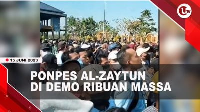 [Video] Ribuan Massa Demo Ponpes Al Zaytun, Sampaikan Lima Tuntutan