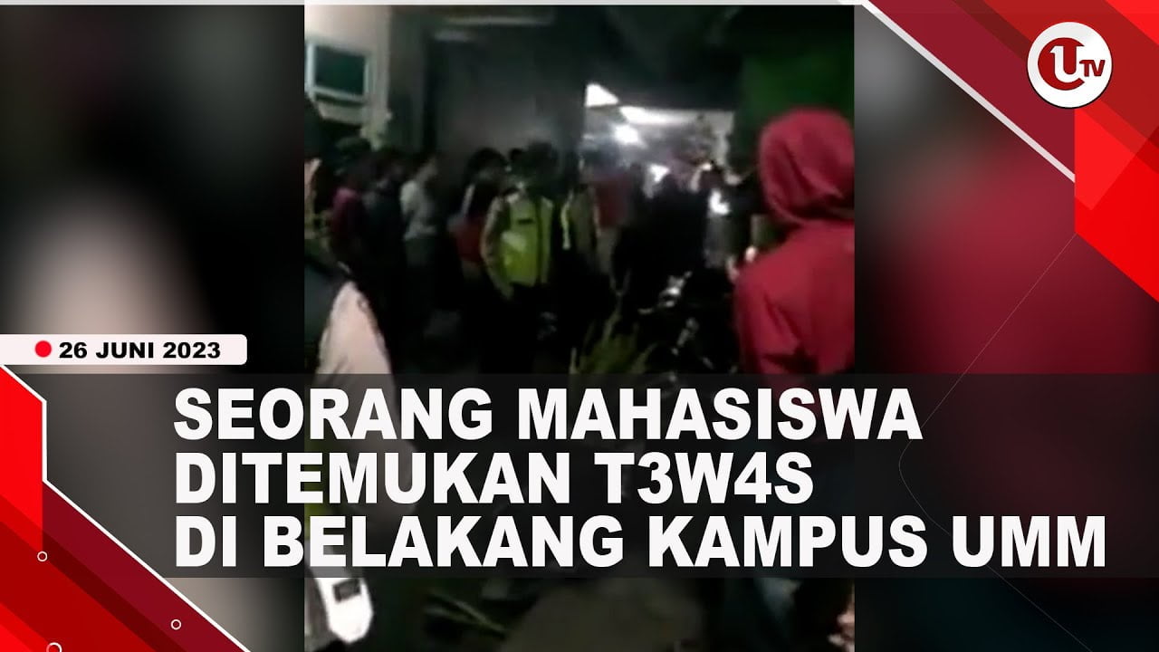[Video] Mahasiswa asal NTT Ditemukan Tew*s di Blakang Kampus UMM