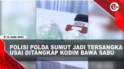 [Video] Anggota Polisi Polda Sumut Jadi Tersangka Usai Bawa Sabu Seberat 66 Gram