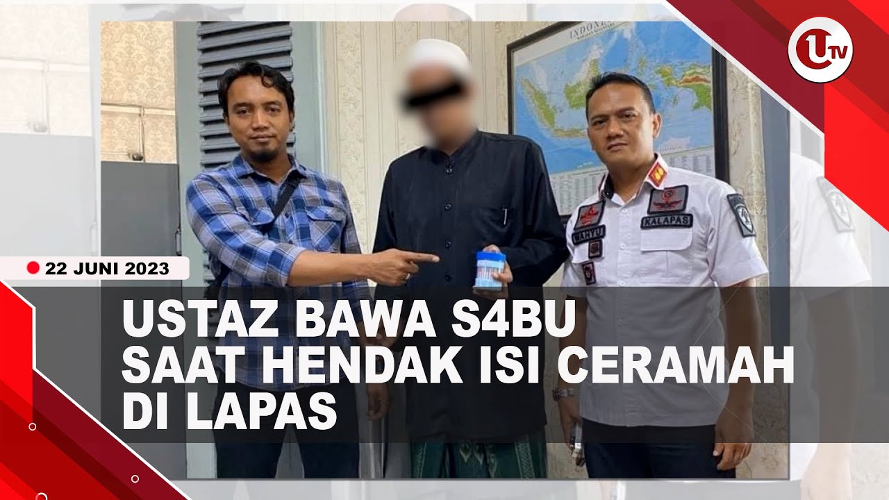 [Video] Ustaz Tertangkap Bawa Sabu Saat Hendak Isi Ceramah di Lapas Banyuwangi