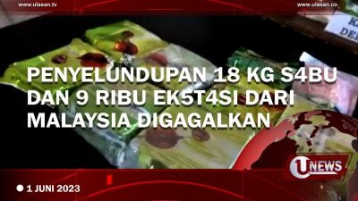 [Video] Penyelundupan 18 Kg Sabu dari Malaysia Digagalkan Polresta Deliserdang