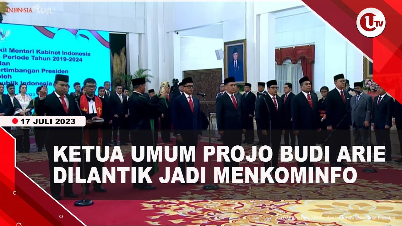 [Video] Jokowi Resmi Lantik Budi Arie Sebagai Menkominfo | U-NEWS