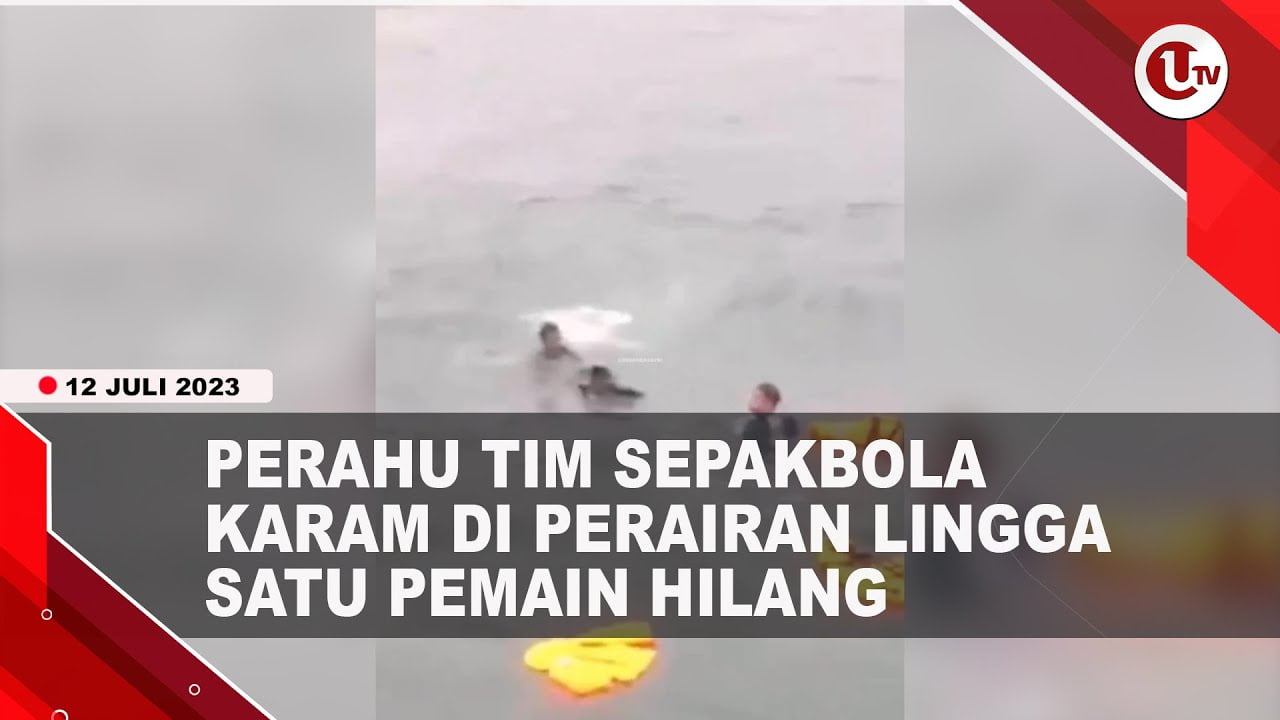 [Video]Tim SAR Lanjutkan Pencarian Pemain Sepakbola Yang Hilang di Perairan Lingga