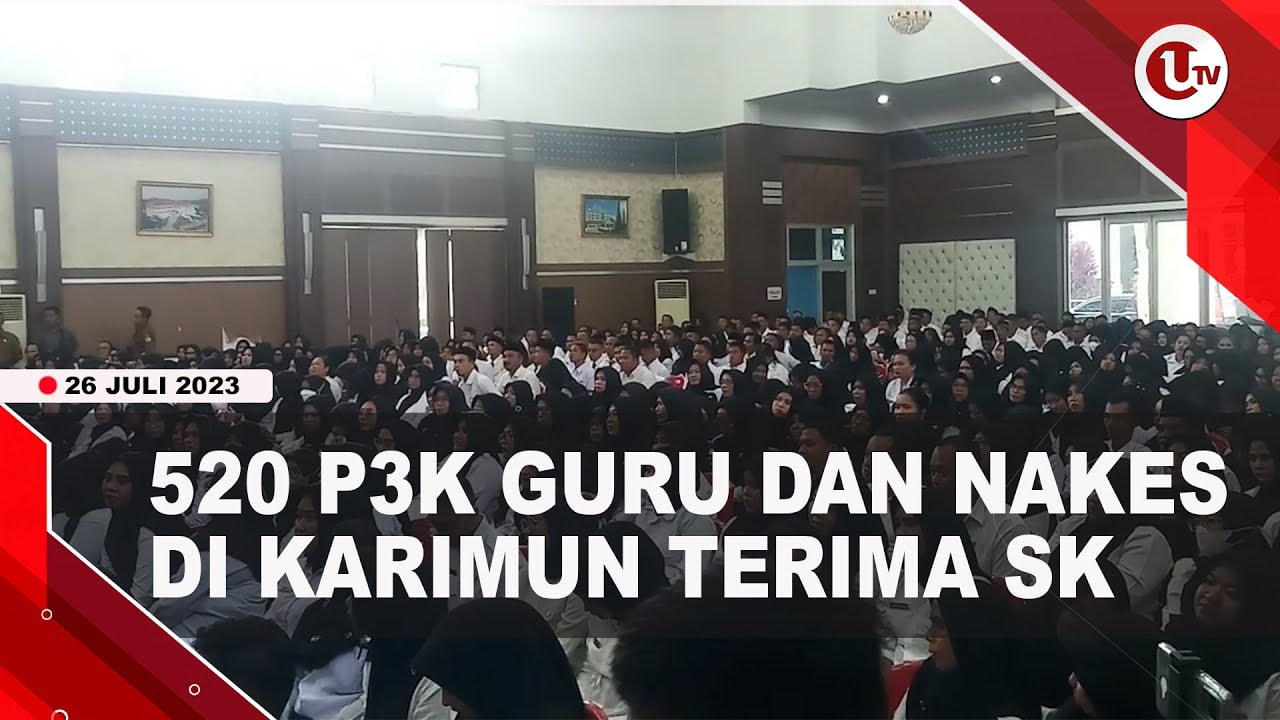 [Video] 520 P3K di Pemkab Karimun Terima SK | U-NEWS