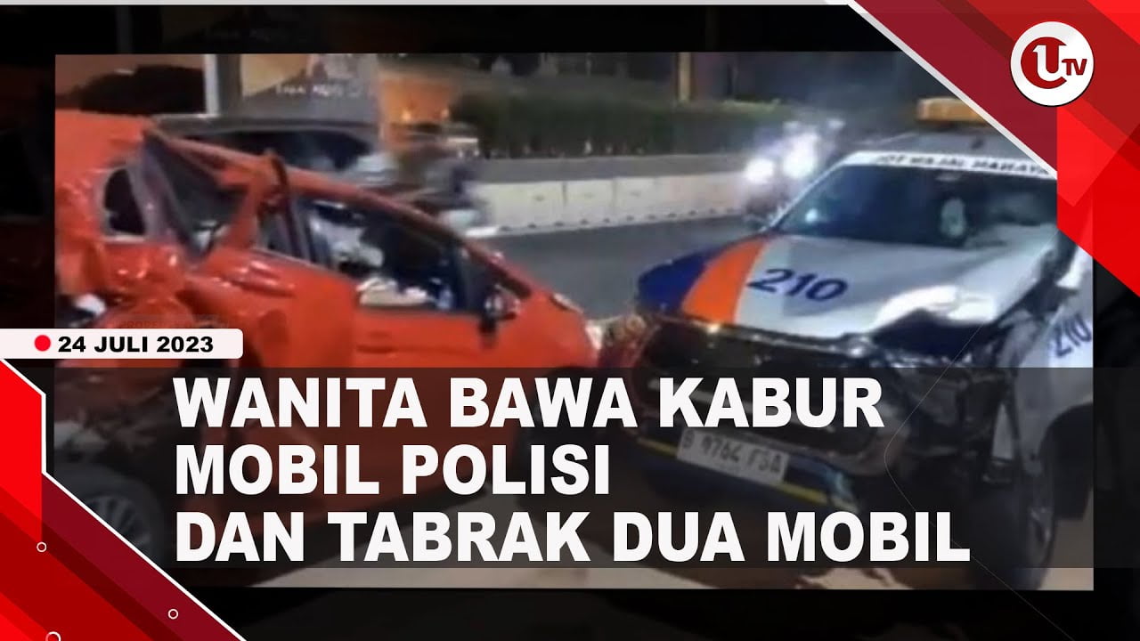 [Video] Wanita di Jakarta Timur Bawa Kabur Mobil Patroli Polisi