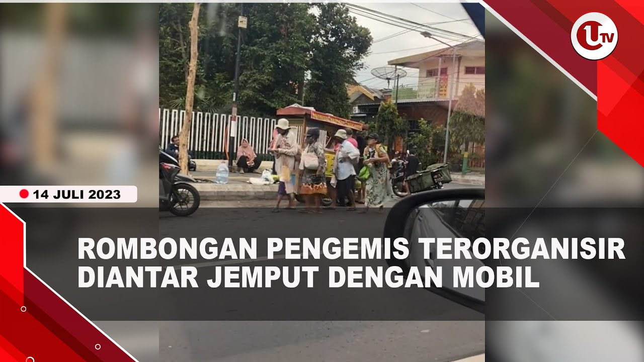[Video] Rombongan Pengemis di Madiun Diantar Jemput dengan Mobil