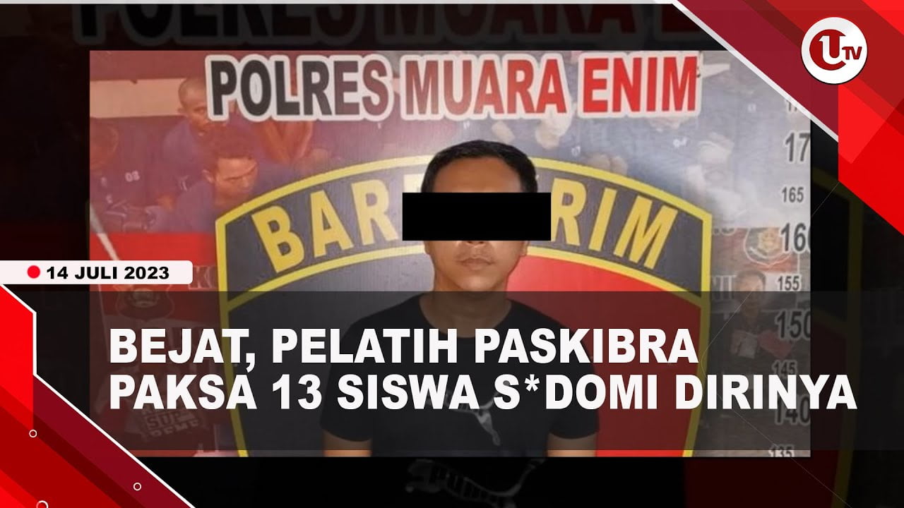 [Video] Ancam Sebar Foto B*gil, Pelatih Paskibra Paksa 13 Siswa S*domi Dirinya