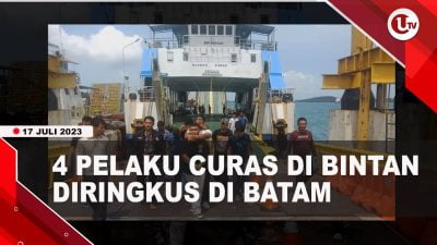 [Video] 4 Pelaku Curas di Bintan Diringkus di Pelabuhan Punggur Batam
