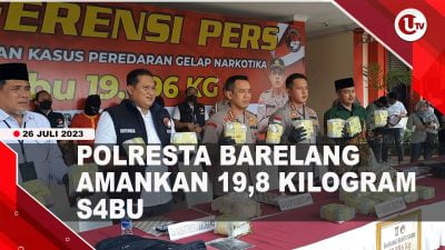 [Video] Polresta Barelang Amankan 19,8 Kilogram Sabu | U-NEWS