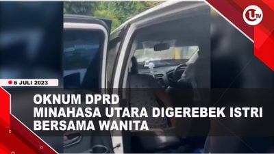 [Video] Oknum Anggota DPRD Minahasa Utara Digerebek Bersama Wanita Lain di Mobil