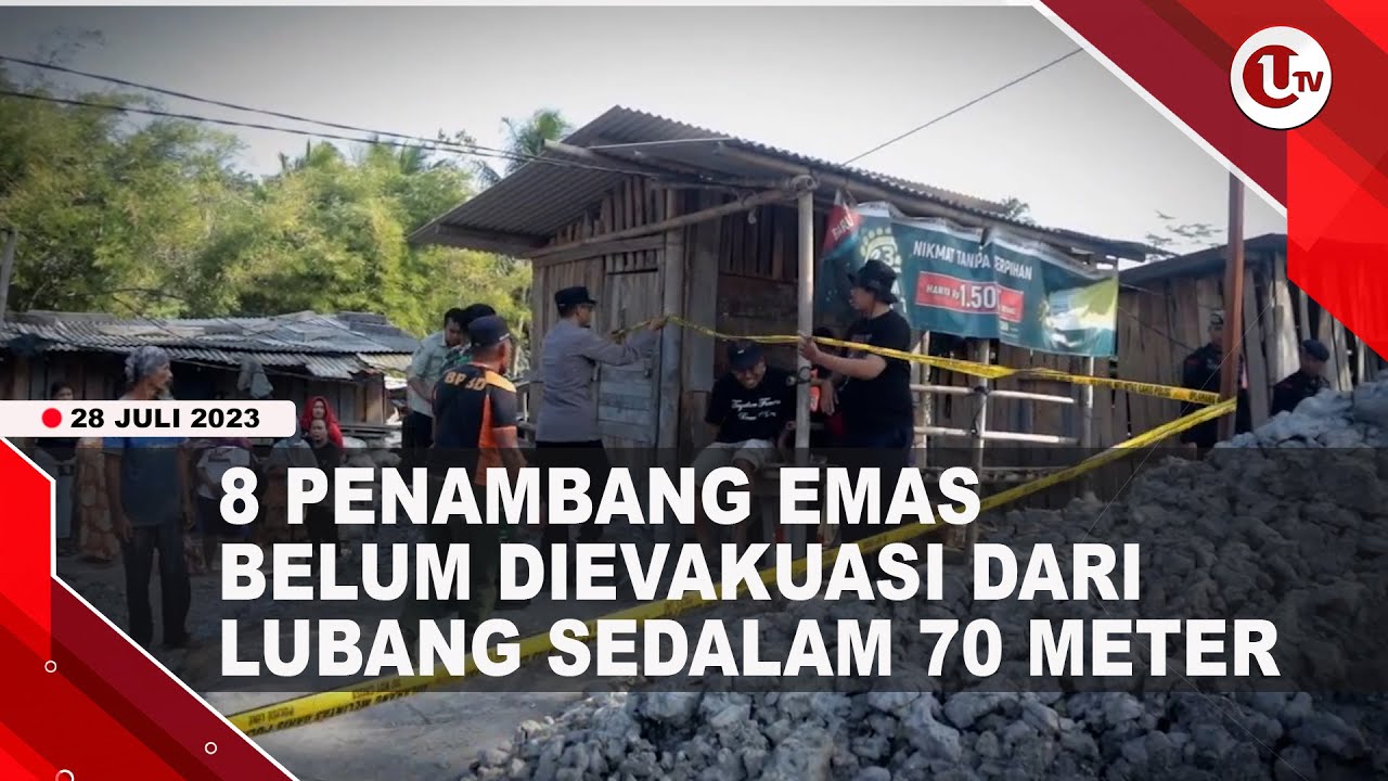 [Video] 8 Penambang Emas Terjebak di Lubang Sedalam 70 Meter | U-NEWS