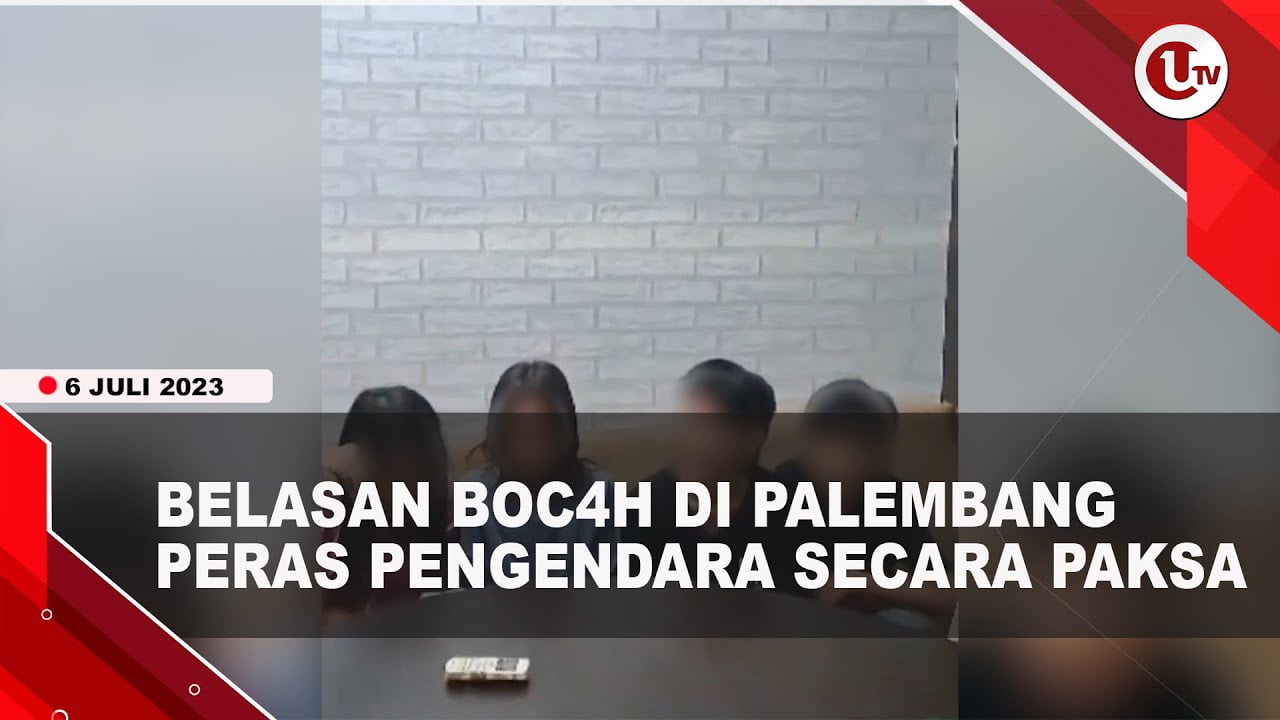 [Video] 13 Anak Dibawah Umur di Palembang Peras Pengendara