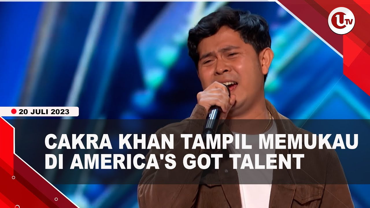[Video] Cakra Khan Pukau Juri dan Penonton di America's Got Talent | U-NEWS