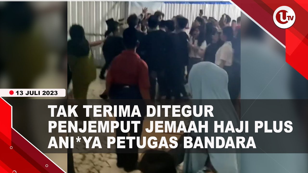 [Video] Penjemput Jemaah Haji Ani*ya Petugas Bandara Sultan Hasanuddin Makassar