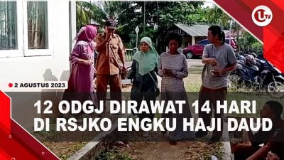 [Video] 12 ODGJ di Bintan Akan Dirawat 14 Hari di RSJKO Engku Haji Daud | U-NEWS