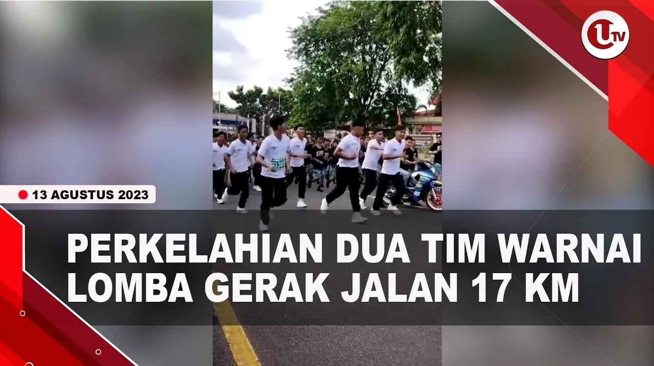[Video] 2 Tim Gerak Jalan 17 Km Terlibat Perkelahian