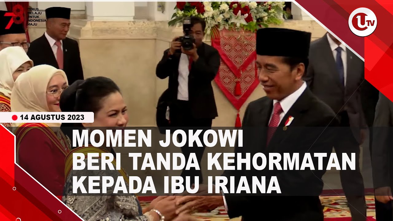 [Video] Ibu Iriana dan Sejumlah Tokoh Terima Tanda Kehormatan dari Presiden | U-NEWS