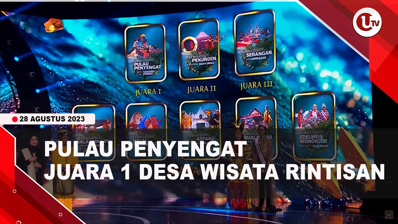 [Video] Pulau Penyengat Raih Juara I Desa Wisata Rintisan Tahun 2023 | U-NEWS