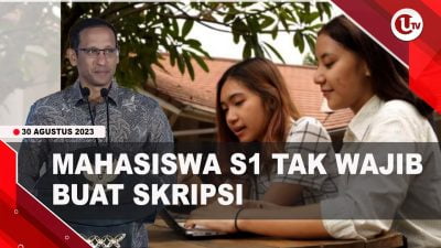 [Video] Nadiem Sebut Mahasiswa Tak Wajib Buat Skripsi Untuk Lulus | U-NEWS